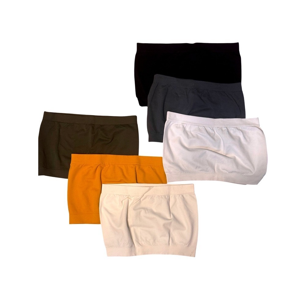 Six Tube Top Bundle | Stretchy Basic Layering | NWT | One SIze‎ | SKU 362